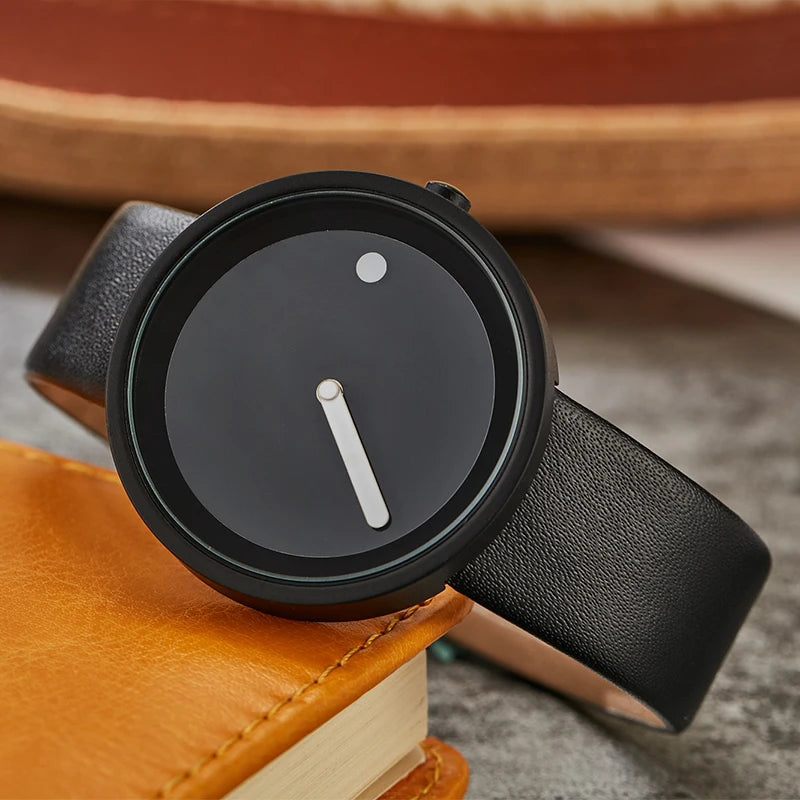 RBB Minimalist Unisex Quartz Watch – Simple Style Unique Dial for Men & Women Couples