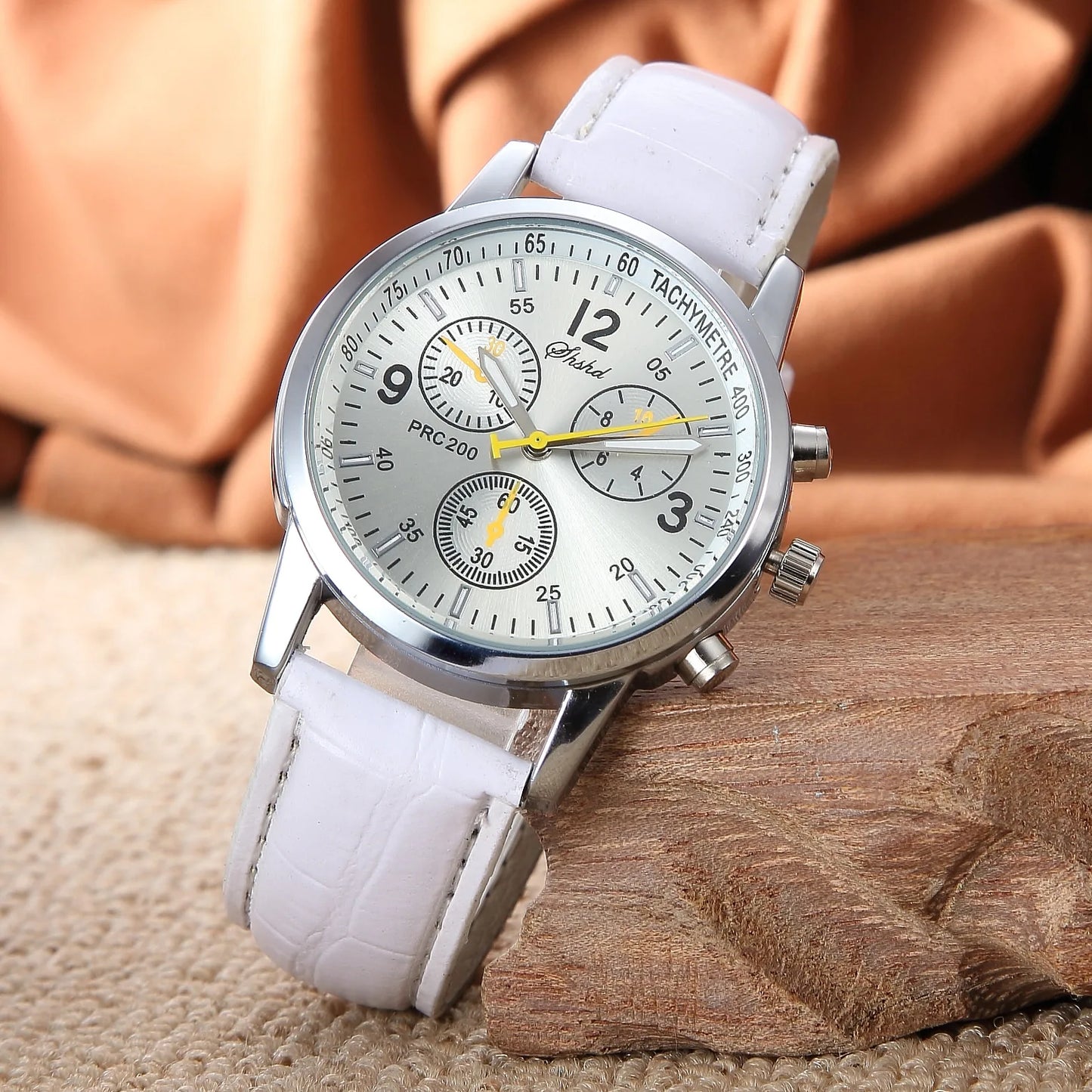 RBB Men's Three-Eye Quartz Watch – Casual Fashion with Multi-Function Dial