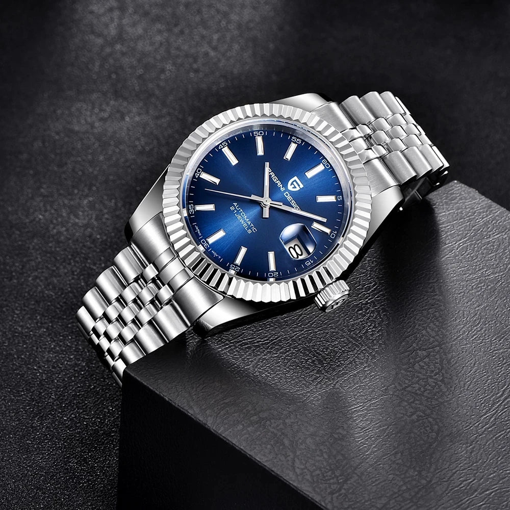 RBB DESIGN PD-1645 V3 Men’s Automatic Mechanical Watch – 42MM Sapphire Glass Stainless Steel Business Timepiece
