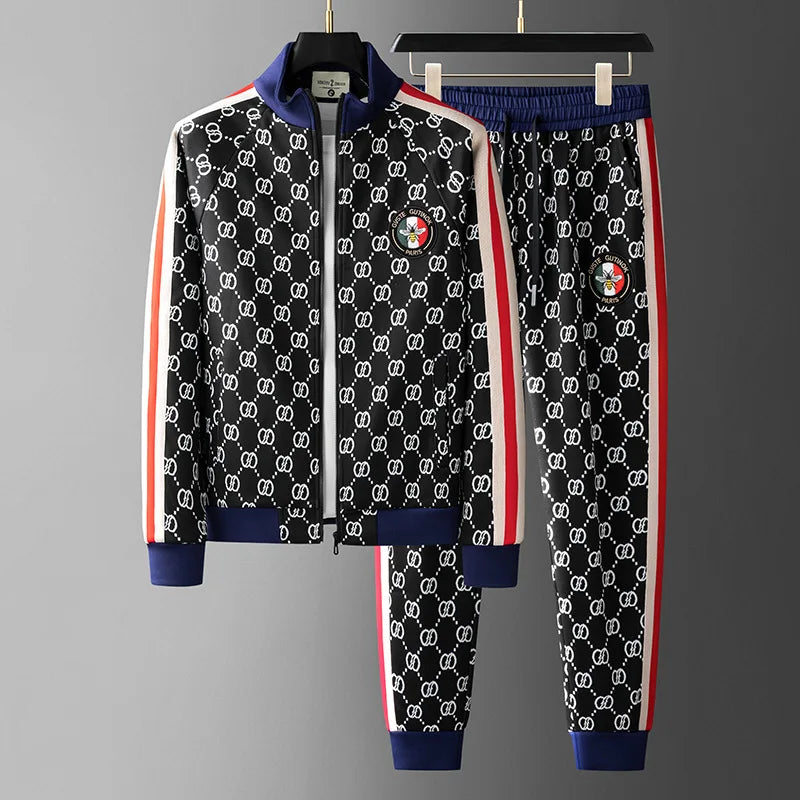RBB Men’s Corduroy 2-Piece Sweatsuit Set – Hoodie & Sweatshirt Matching Outfit