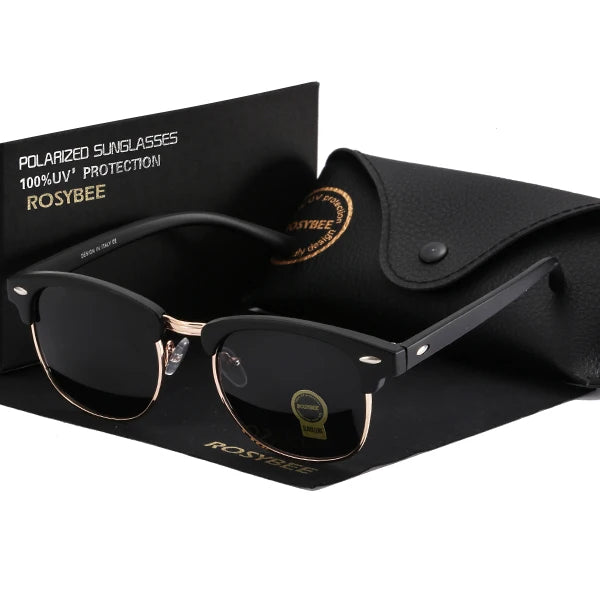 RBB UV400 Polarized Retro Sunglasses – Unisex Classic Driving Shades