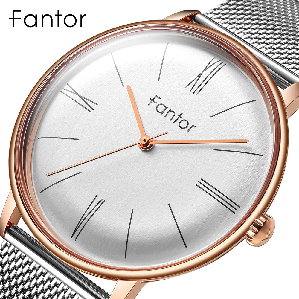 RBB Minimalist Luxury Quartz Men's Watch – Waterproof Mesh Wristwatch for Men | Relogio Masculino