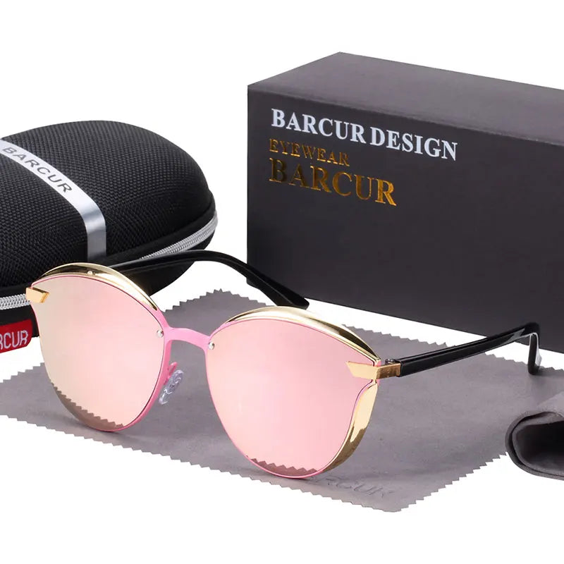 RBB Women’s Polarized Sunglasses – Fashion Round Sun Glasses