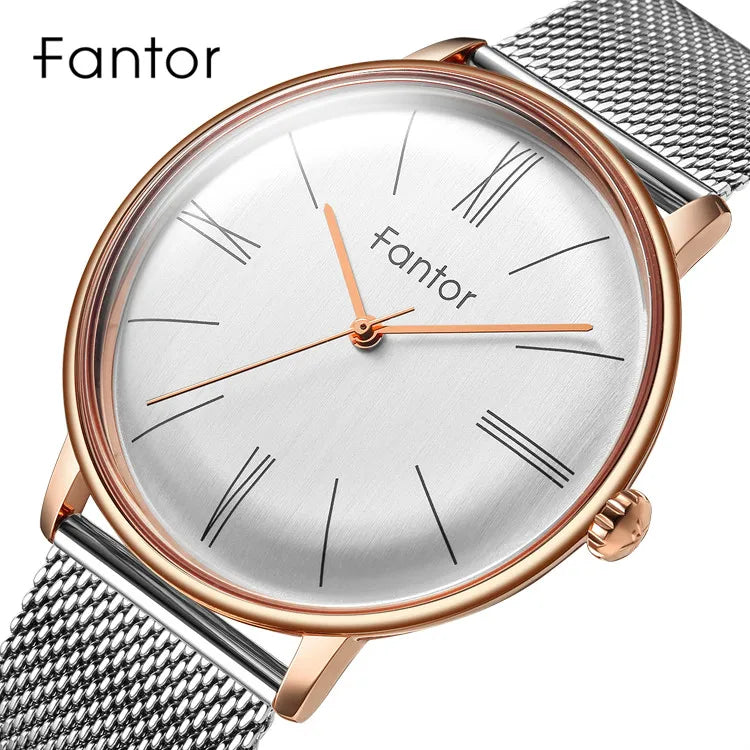 RBB Minimalist Luxury Quartz Men's Watch – Waterproof Mesh Wristwatch for Men | Relogio Masculino