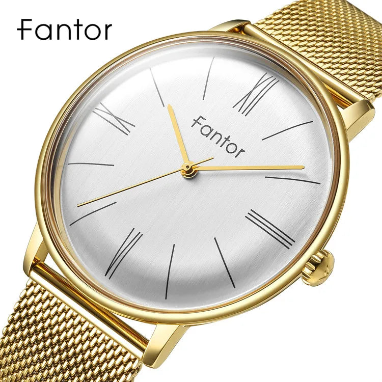RBB Minimalist Luxury Quartz Men's Watch – Waterproof Mesh Wristwatch for Men | Relogio Masculino