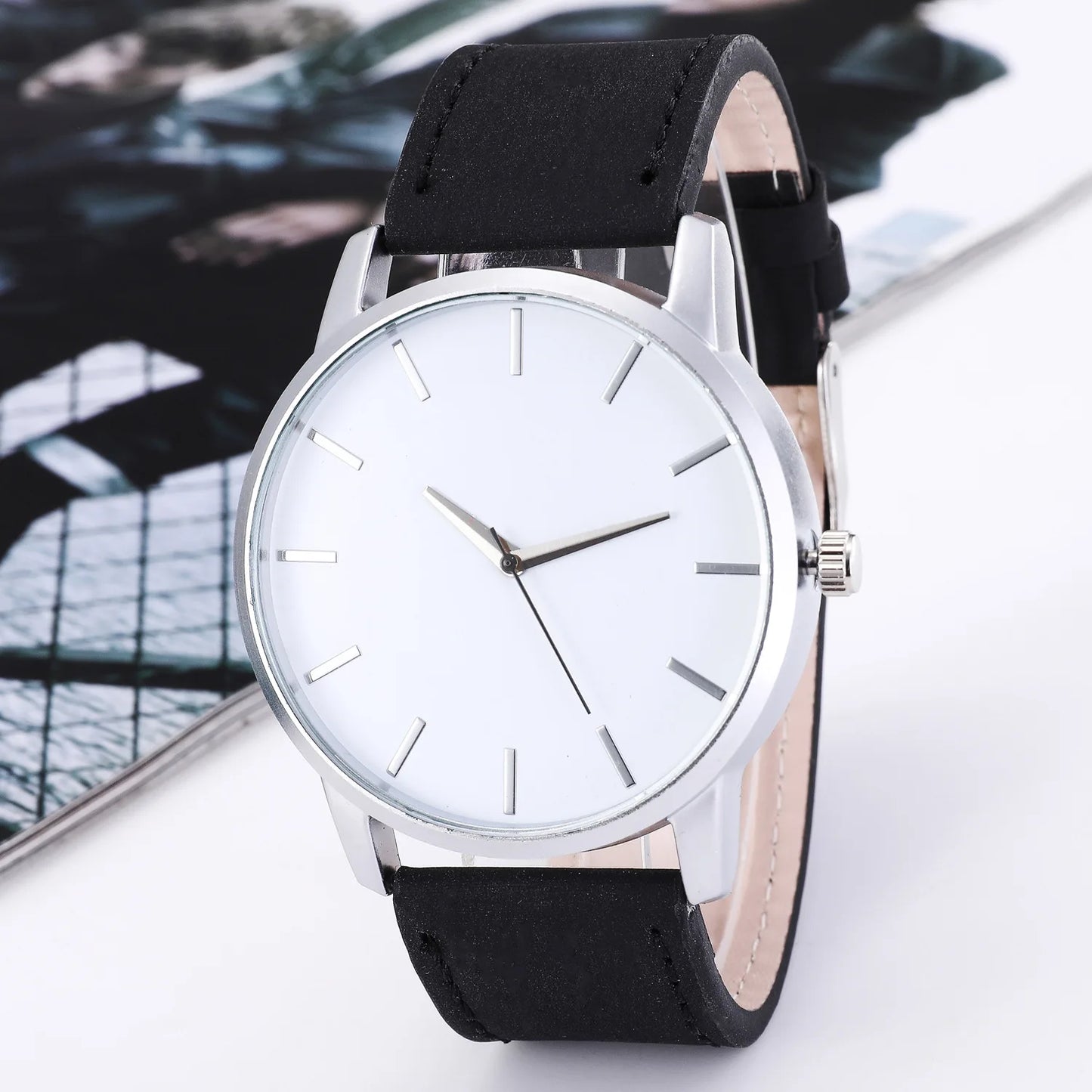 RBB Men’s Double Circle Quartz Watch – Fashion Casual, Digital Minimalist, Business & Sports Style