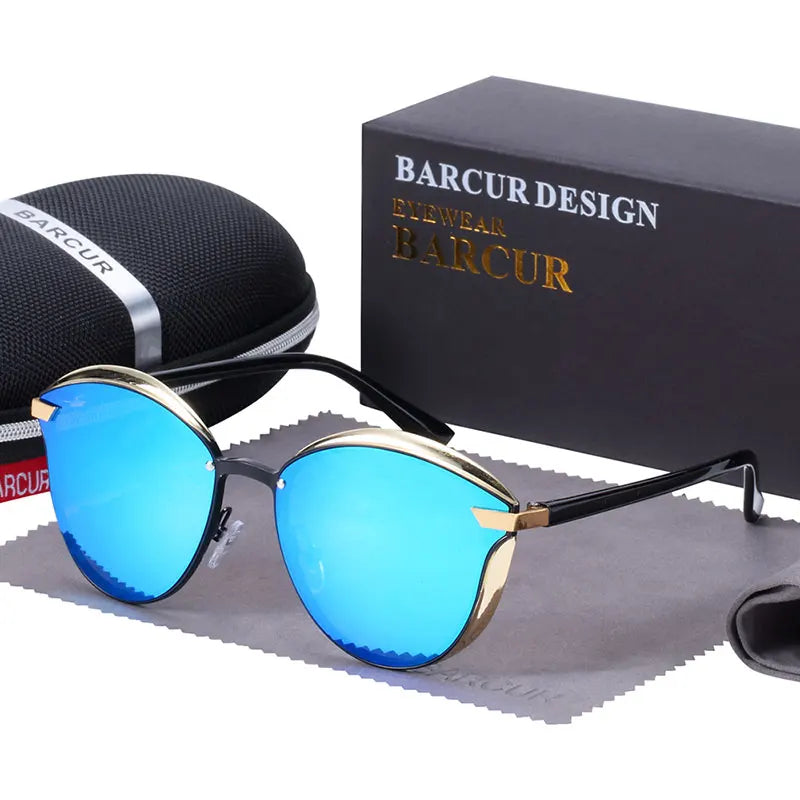 RBB Women’s Polarized Sunglasses – Fashion Round Sun Glasses