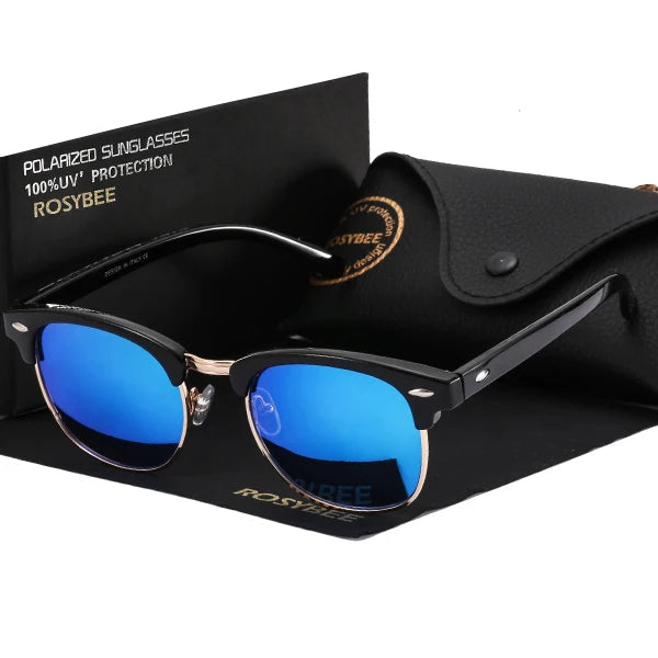 RBB UV400 Polarized Retro Sunglasses – Unisex Classic Driving Shades
