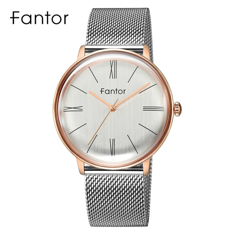 RBB Minimalist Luxury Quartz Men's Watch – Waterproof Mesh Wristwatch for Men | Relogio Masculino