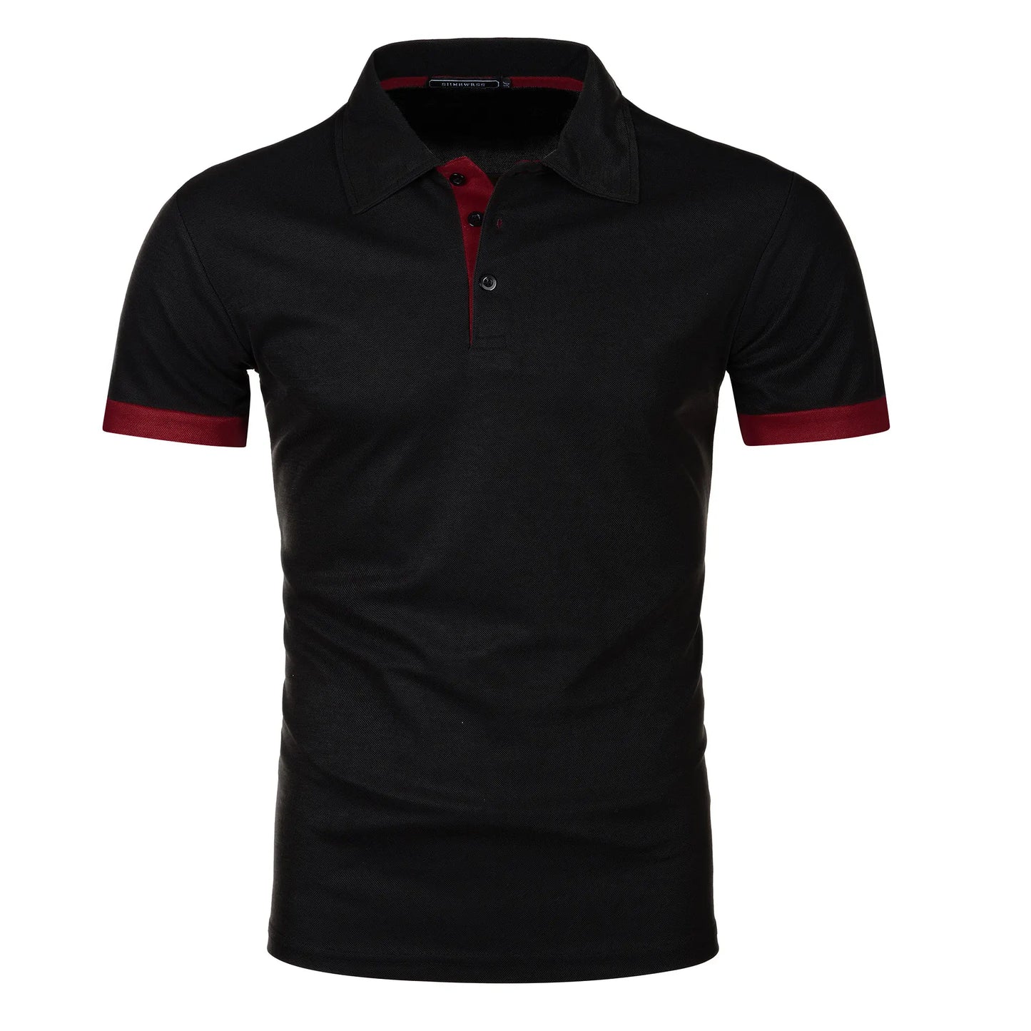 RBB Men’s Short Sleeve Color Matching Fashion Lapel Shirt – Stylish Casual Summer Top