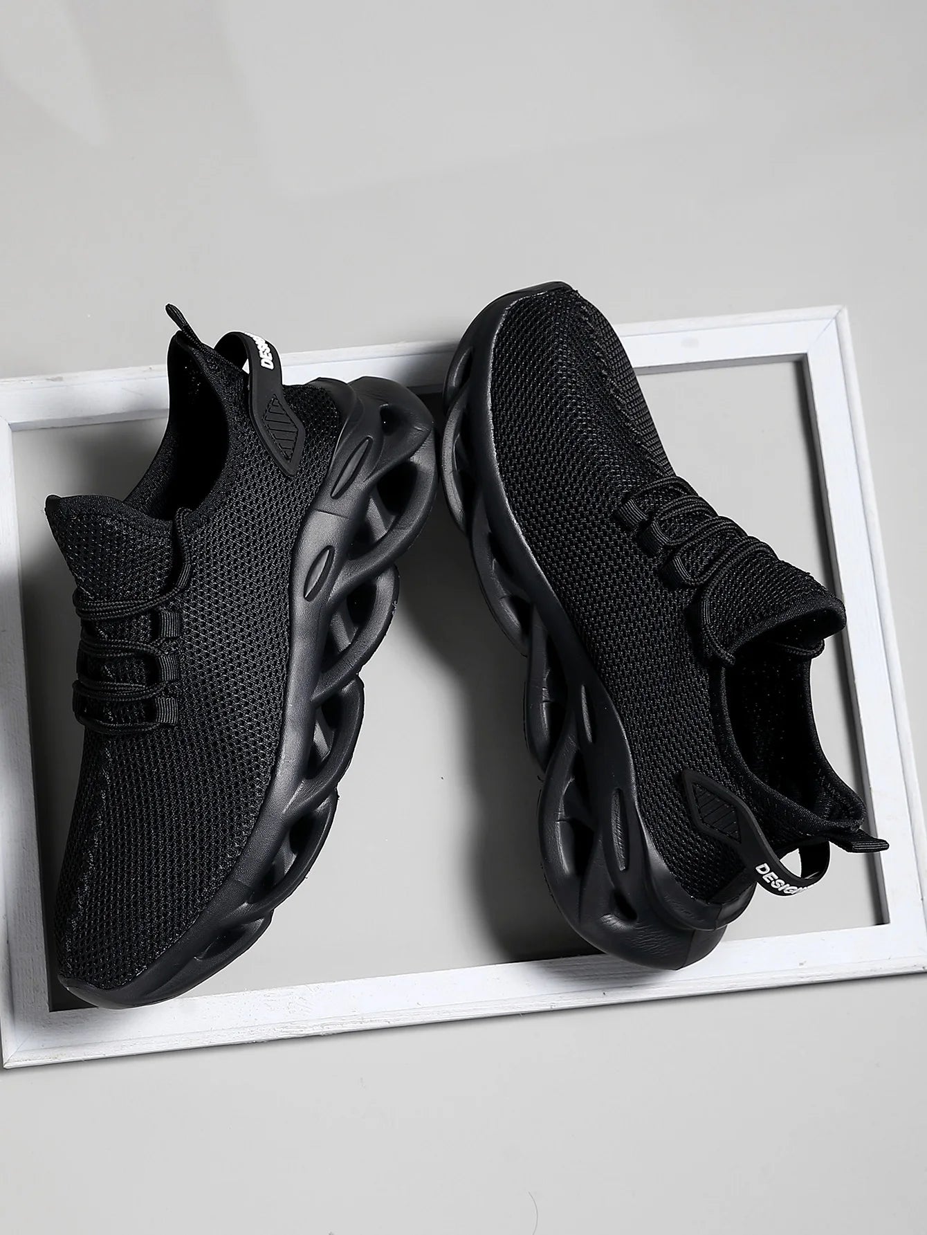 RBB Unisex Sports Running Shoes – Breathable Mesh Casual Sneakers, Shock-Absorbing Lightweight Tennis & Jogging Footwear for Men & Women