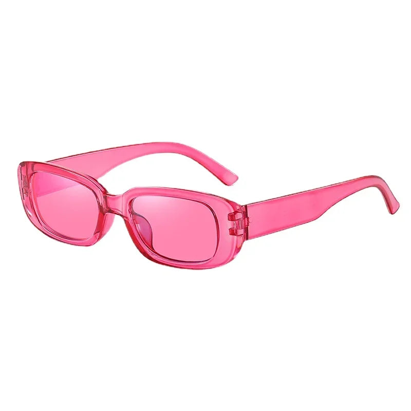 RBB Vintage Oval Sunglasses – UV400 Small Rectangle Ellipse Eyewear for Women