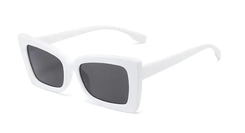 RBB Retro Square Sunglasses – Oversized Gradient Rectangle Lenses, Women’s Luxury Vintage Shades (2025 Trend)