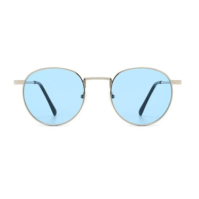 RBB Classic Round Polarized Sunglasses – UV400 Retro Glass Lens for Men & Women