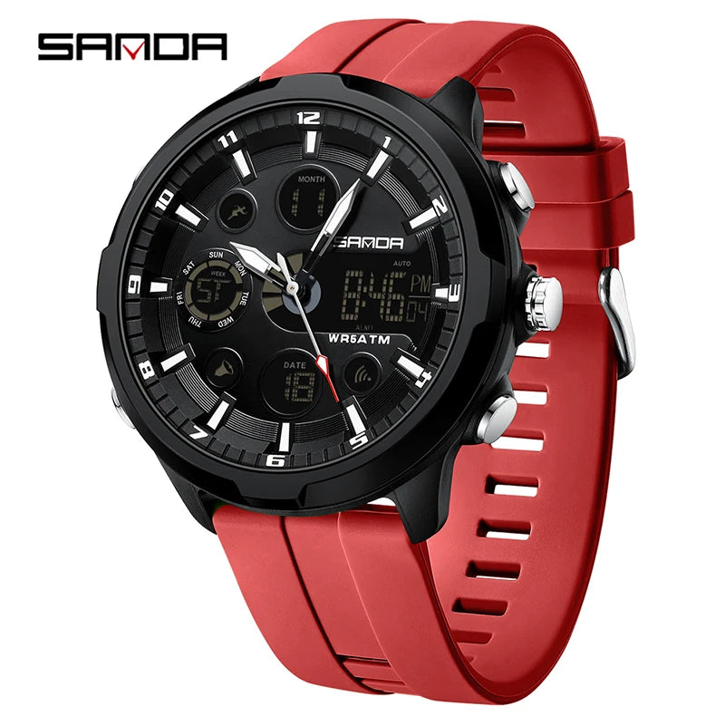 RBB Men’s Military Digital Sports Watch – 50M Waterproof Quartz Timepiece