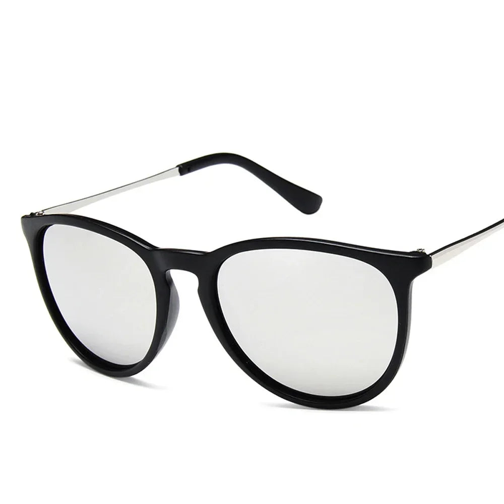 RBB Oval Small Transparent Sunglasses – UV400 Classic Clear Shades for Women (2025 Trend)