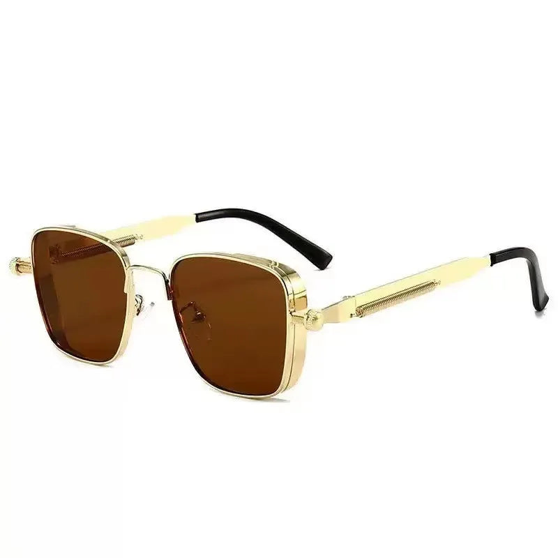 RBB 2025 Polarized Metal Sunglasses for Men – High-End Anti-UV Driving & Punk Fashion Eyewear