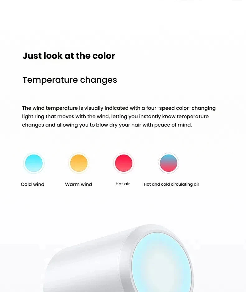 H501 High-Speed Ionic Hair Dryer – 110,000 RPM, EU Plug (220V)