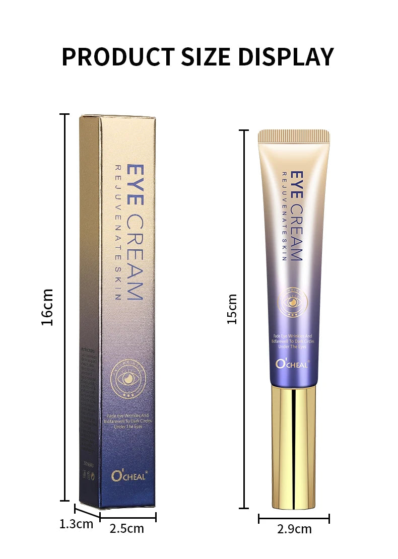 Anti-Wrinkle Eye Cream with Roller Ball – Hydrating Hyaluronic Acid Serum for Fine Lines & Puffiness
