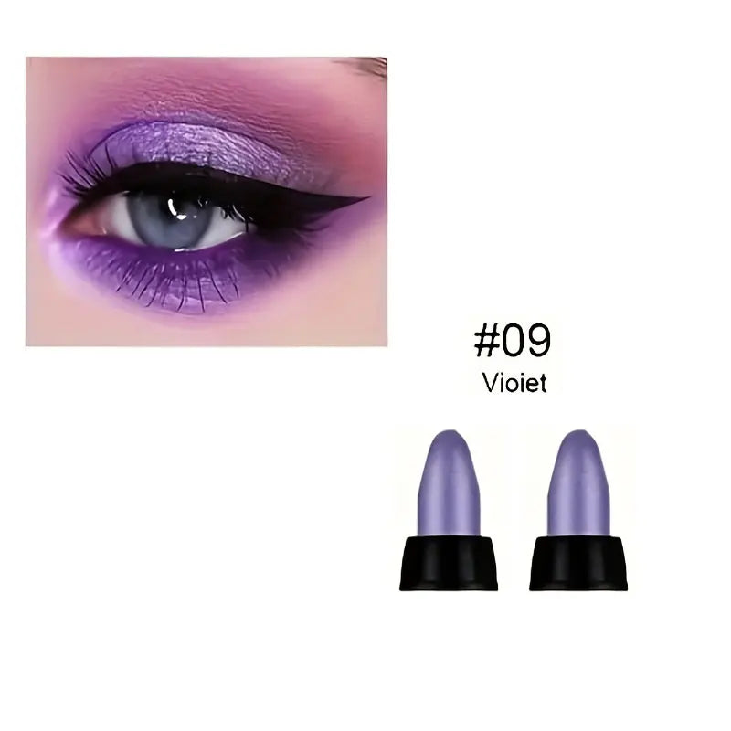 16-Color Pearlescent Glitter Eyeliner – Waterproof, Long-Lasting & Smudge-Proof