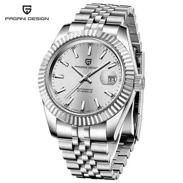 RBB DESIGN PD-1645 V3 Men’s Automatic Mechanical Watch – 42MM Sapphire Glass Stainless Steel Business Timepiece