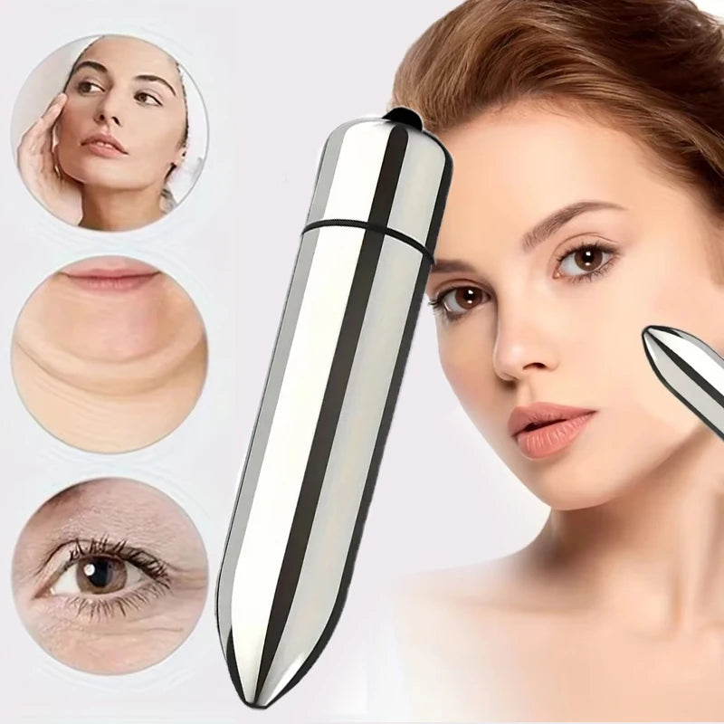 Facial & Eye Massage Tool – Portable Vibrating Massager for Home & Travel
