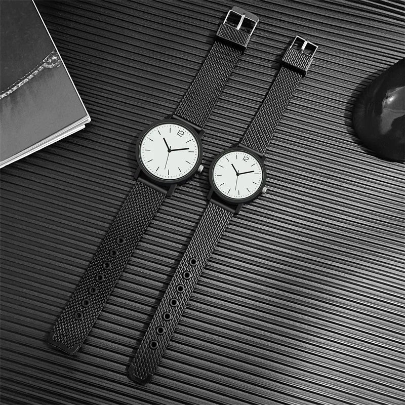 RBB Couple Quartz Watches – Waterproof Splash Resistant Fashion Wristwatches for Men & Women