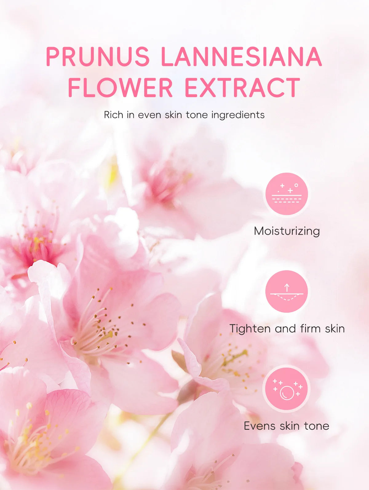 3-Piece Sakura Skincare Set – Cream, Serum & Eye Cream for Daily Moisturizing