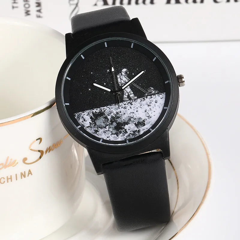 RBB Minimalist Unisex Quartz Watch – Simple Style Unique Dial for Men & Women Couples