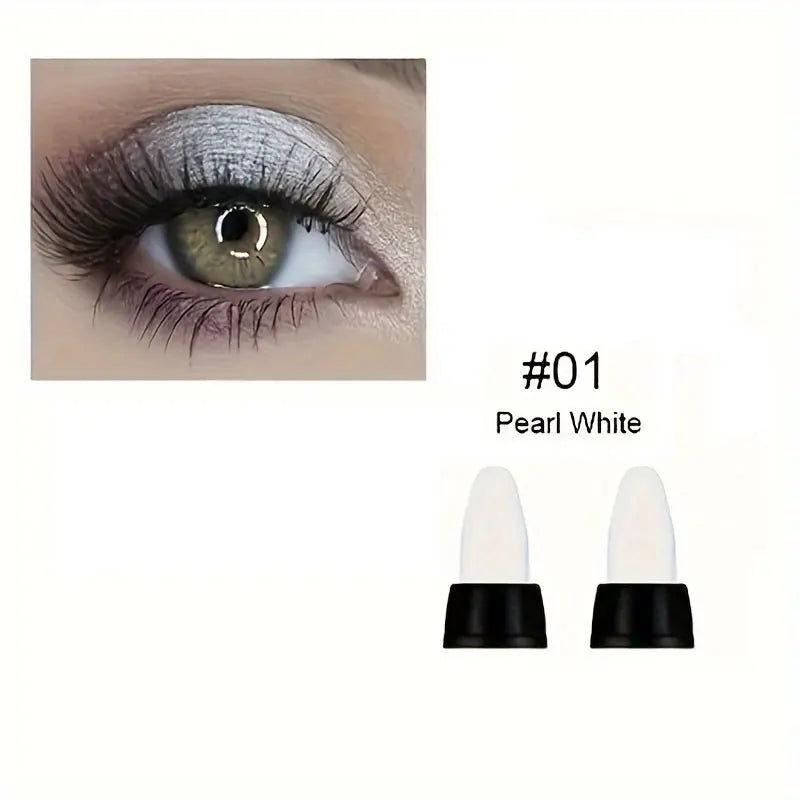 16-Color Pearlescent Glitter Eyeliner – Waterproof, Long-Lasting & Smudge-Proof