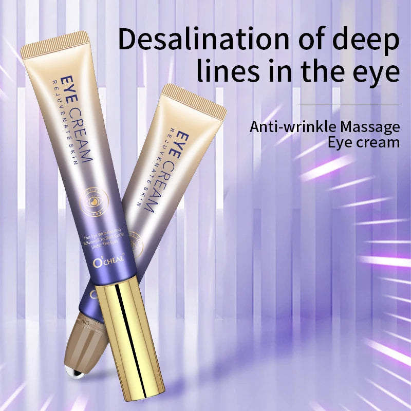 Anti-Wrinkle Eye Cream with Roller Ball – Hydrating Hyaluronic Acid Serum for Fine Lines & Puffiness