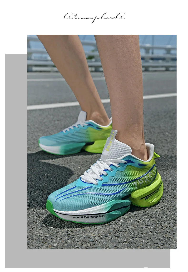 Men's Carbon Plate Running Shoes | Lightweight, Cushioned, Non-Slip