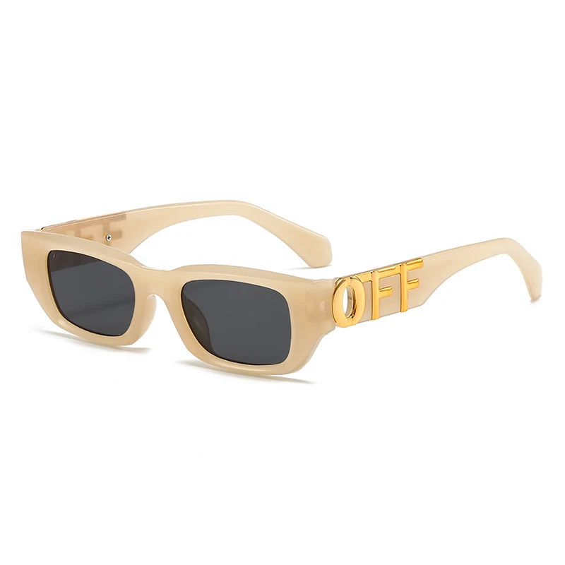RBB Small Rectangle Sunglasses – Vintage Square UV400 Travel Shades for Men & Women