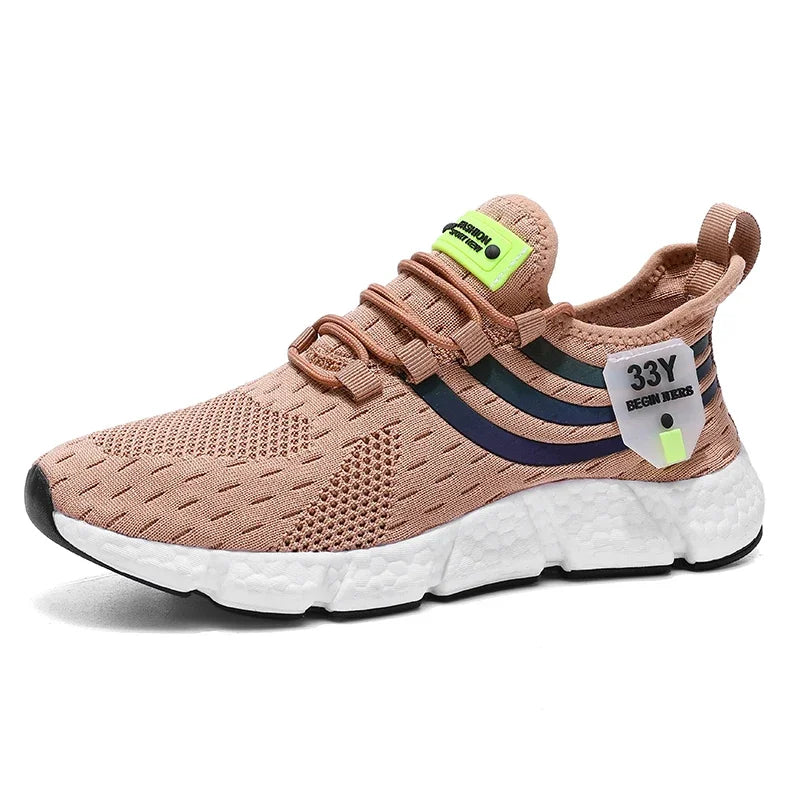 Men’s Summer Mesh Running Sneakers | Breathable, Lightweight, Casual Sport Shoes