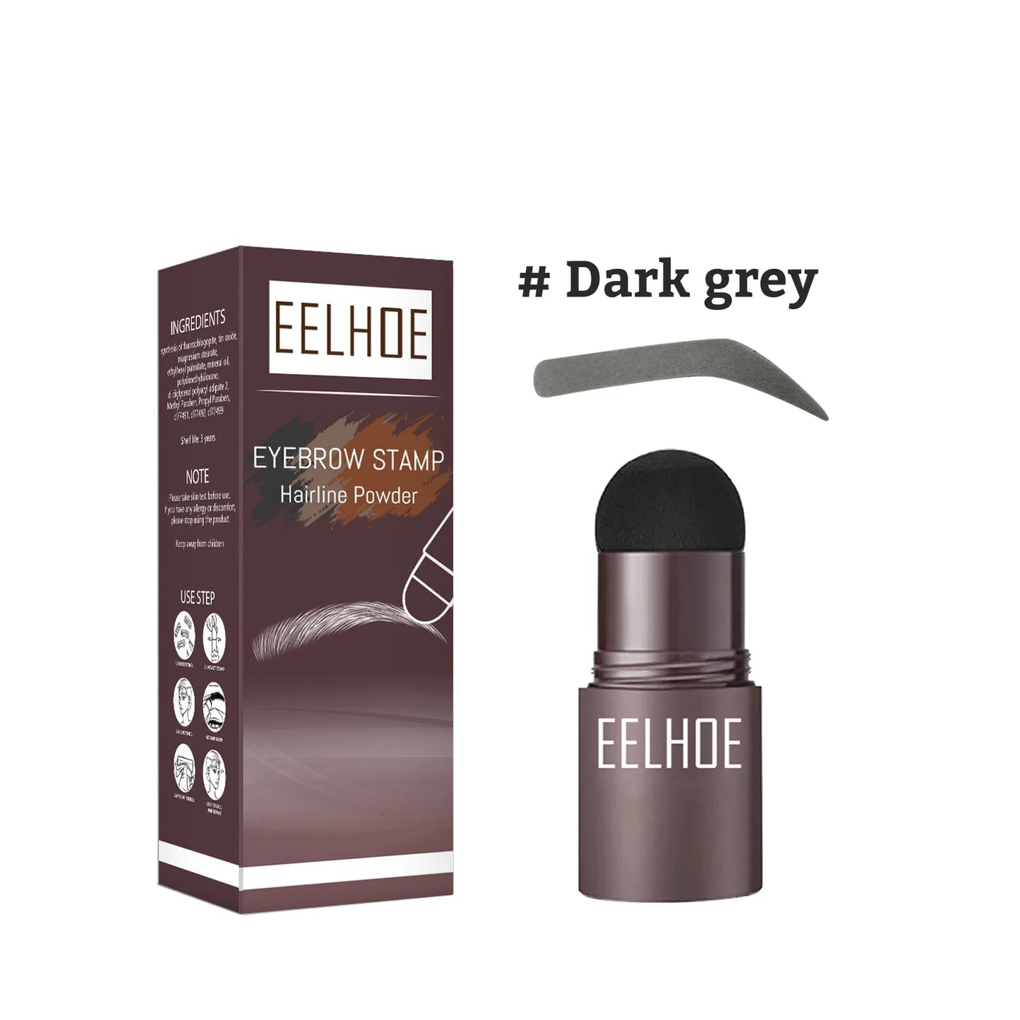 RBB One-Step Eyebrow Stamp Shaping Kit | Waterproof Brow Stamp + Brush Set for Effortless Eyebrow Perfection