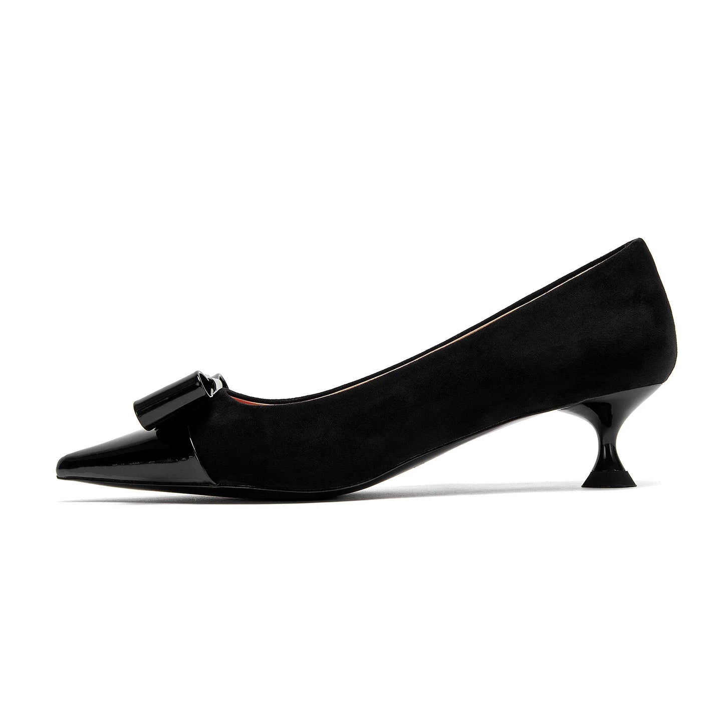 RBB Women’s 5cm Winter Velvet High Heels – Business & Dinner Shoes, Black