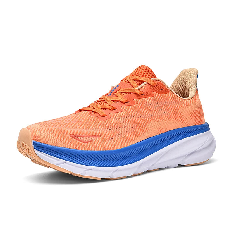 RBB Luxury Men’s Running Shoes – Breathable Mesh Cushioned Sneakers for Couples, Off-Road & Road Running Trainers