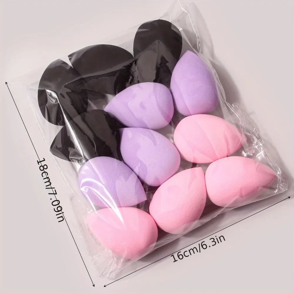 12Pcs Multicolor Makeup Sponge Set – Soft Beauty Blenders for Foundation & Powder