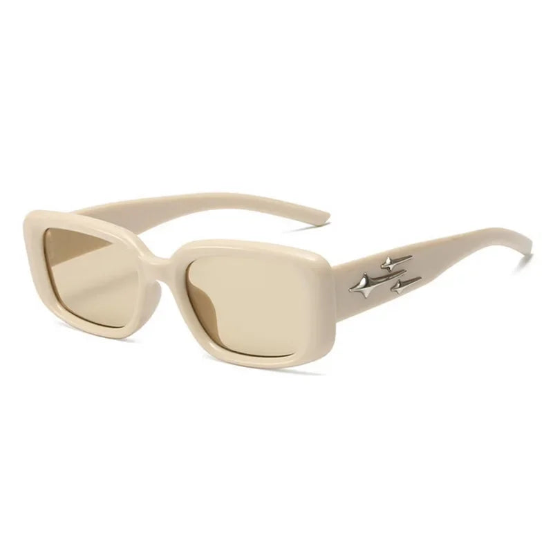 RBB Retro Y2K Small Square Cat Eye Sunglasses – Fashion Colorful Mirror Goggles for Women & Men | Sports & Punk Style