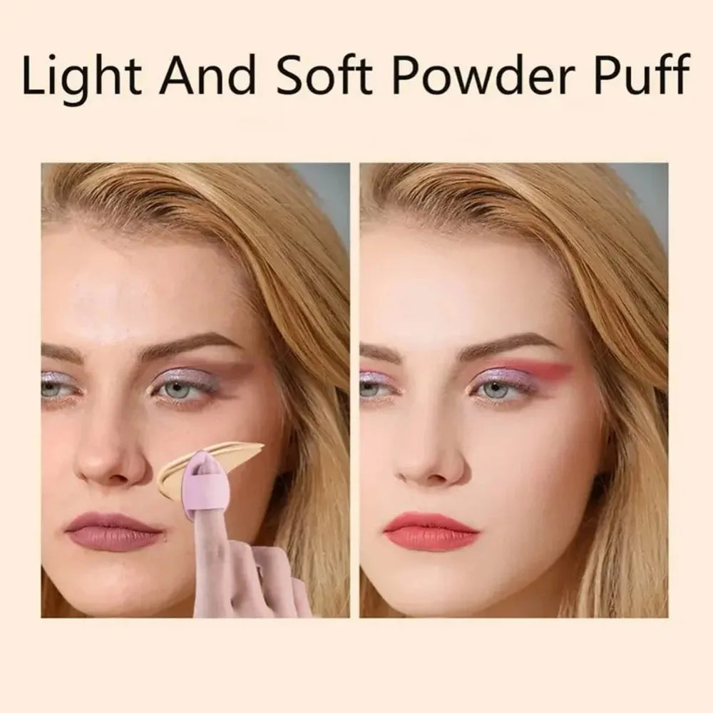 12Pcs Multicolor Makeup Sponge Set – Soft Beauty Blenders for Foundation & Powder