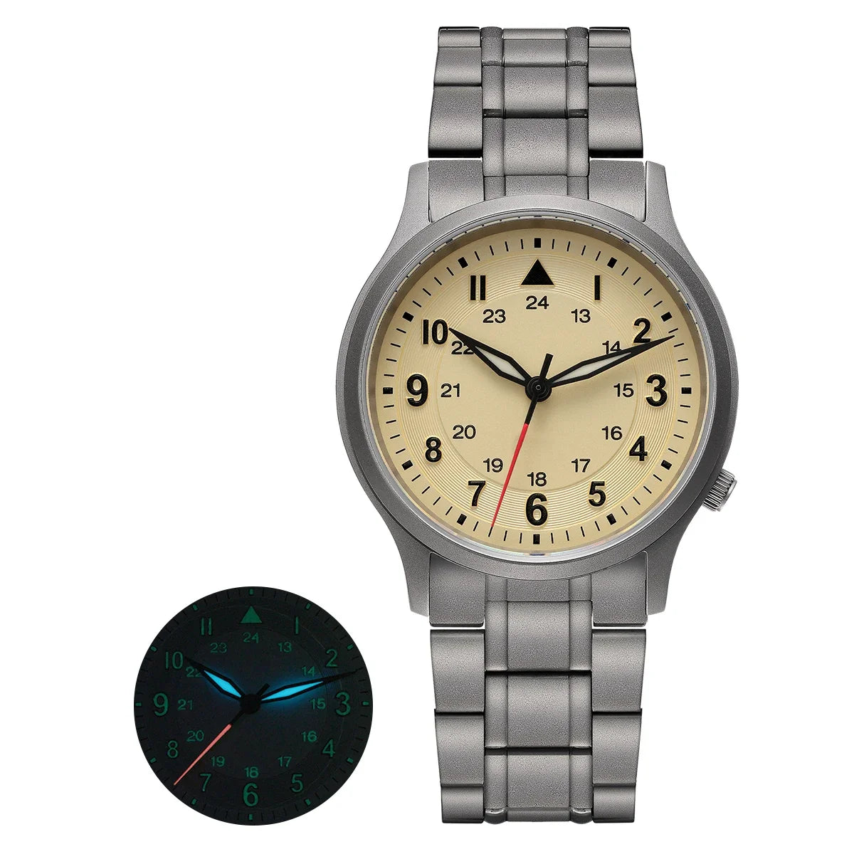 RBB Titanium Field Watch – Quartz, Sapphire, BGW9 Lume, 5ATM