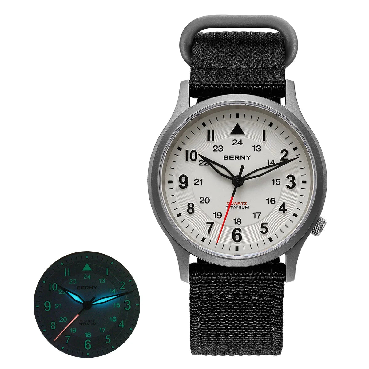 RBB Titanium Field Watch – Quartz, Sapphire, BGW9 Lume, 5ATM