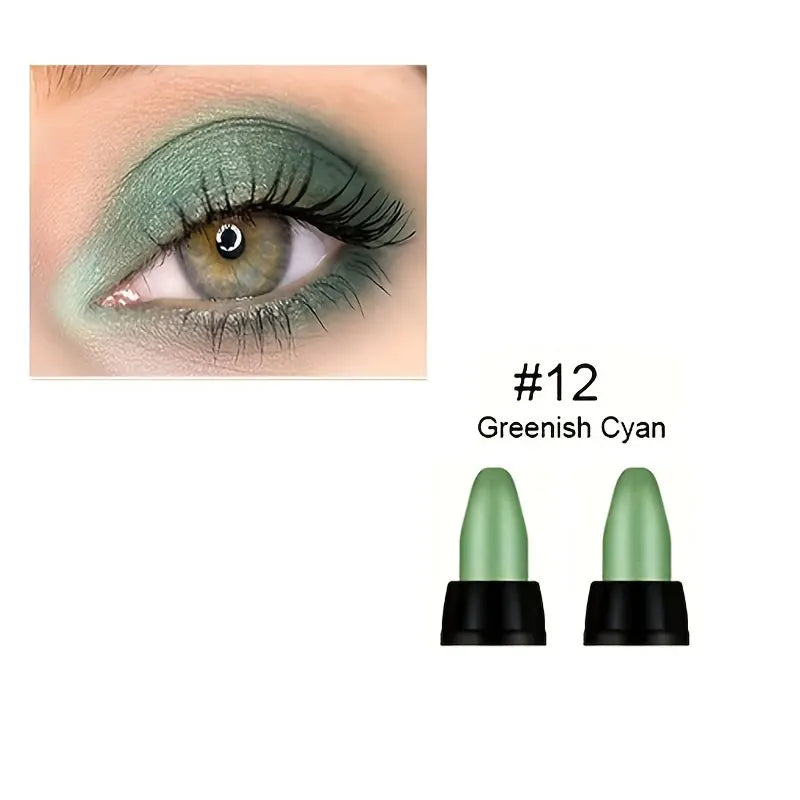 16-Color Pearlescent Glitter Eyeliner – Waterproof, Long-Lasting & Smudge-Proof