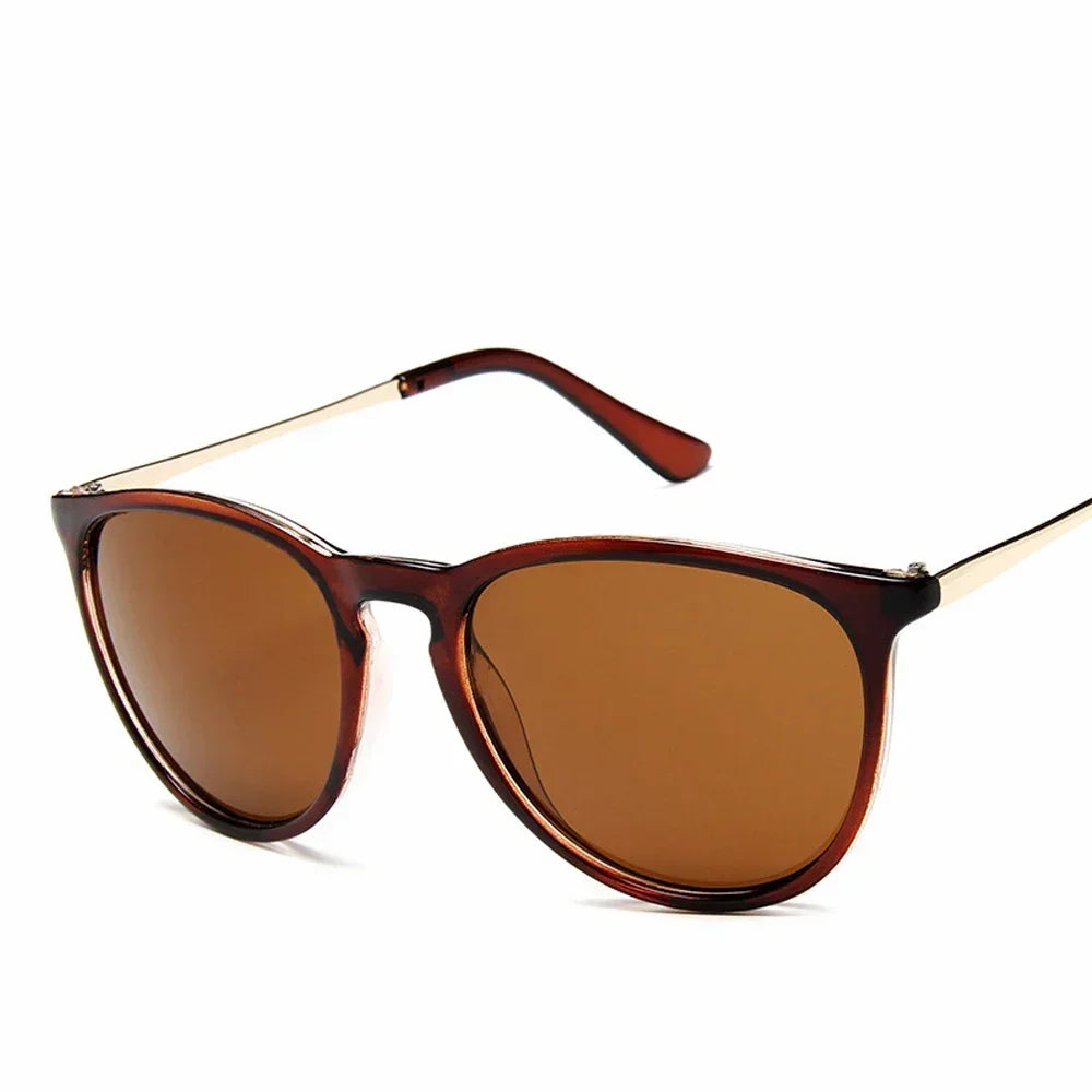 RBB Oval Small Transparent Sunglasses – UV400 Classic Clear Shades for Women (2025 Trend)