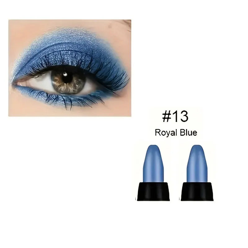 16-Color Pearlescent Glitter Eyeliner – Waterproof, Long-Lasting & Smudge-Proof