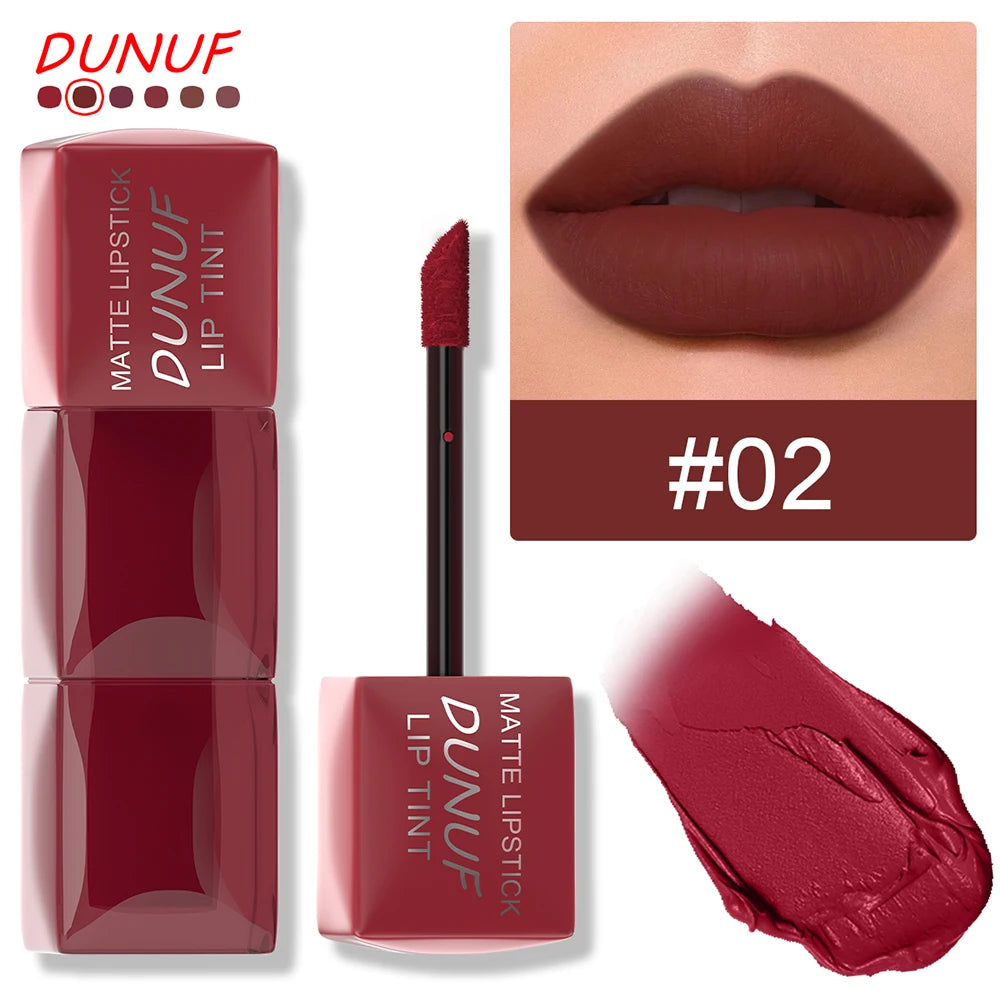 RBB 6-Color Matte Velvet Lip Gloss Set – Long-lasting, Non-Sticky, Colorful Lip Glaze