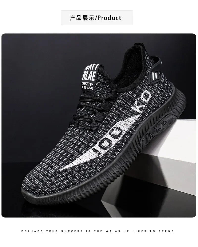 Breathable Lightweight Mesh Sneakers | Comfortable Casual Sport Shoes | Plus Size 39-44