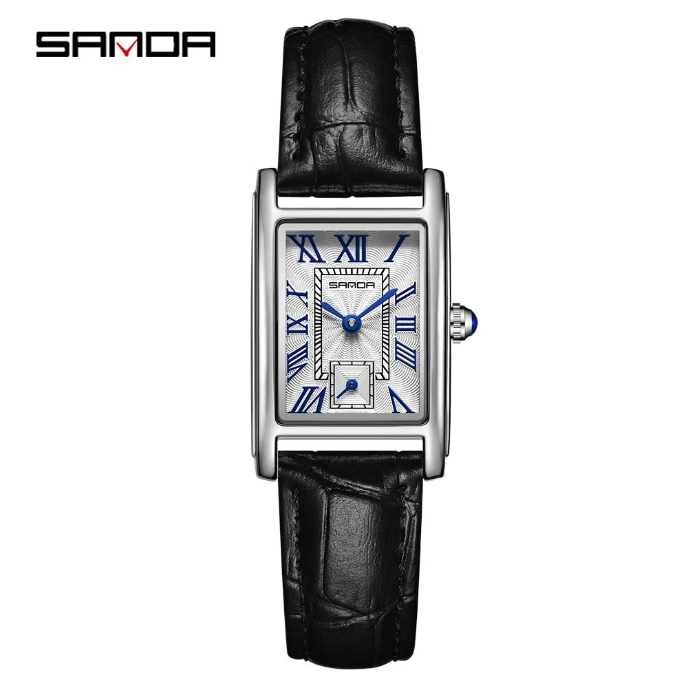 RBB 1116 Women's Fashion Quartz Watch – Luxury Leather or Steel Strap Dress Wristwatch