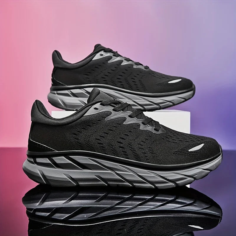 RBB 2023 New Men’s Running Shoes – Cushioned, Fashionable Outdoor Sports Jogging Sneakers – Classic Design, Sizes 39-46