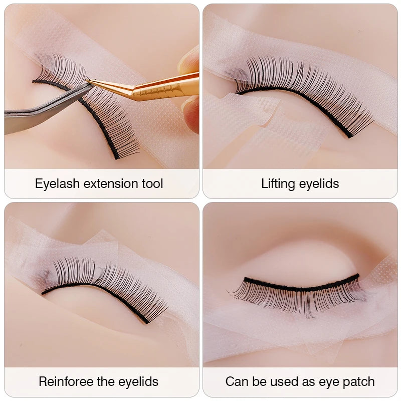 1/3/5 Rolls Eyelash Extension PE Adhesive Tape – Under Eye Pads for Lash Lifting & Grafting